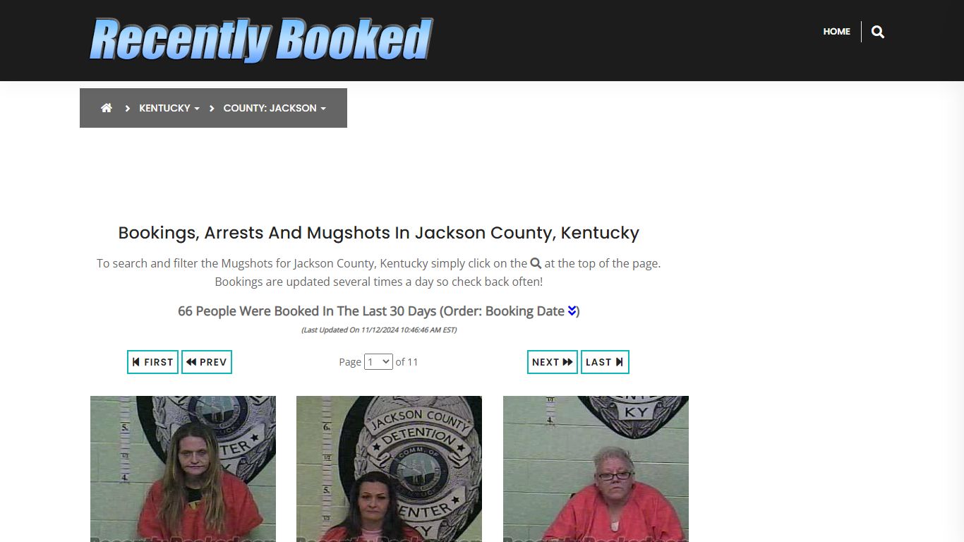 Bookings, Arrests and Mugshots in Jackson County, Kentucky