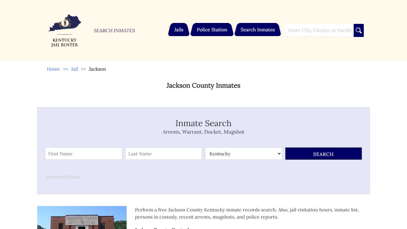 Jackson County Inmates - Jail Roster Search